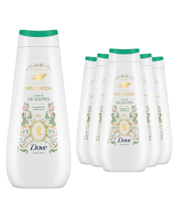 Dove Bridgerton Love & Meadows Body Wash (6 x 225ml)